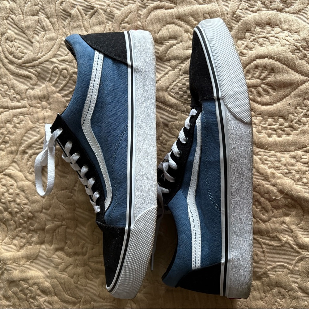 Vans Blue Sneakers with Denim Trim